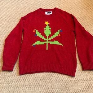Joke Leaf Christmas Tree Sweater
